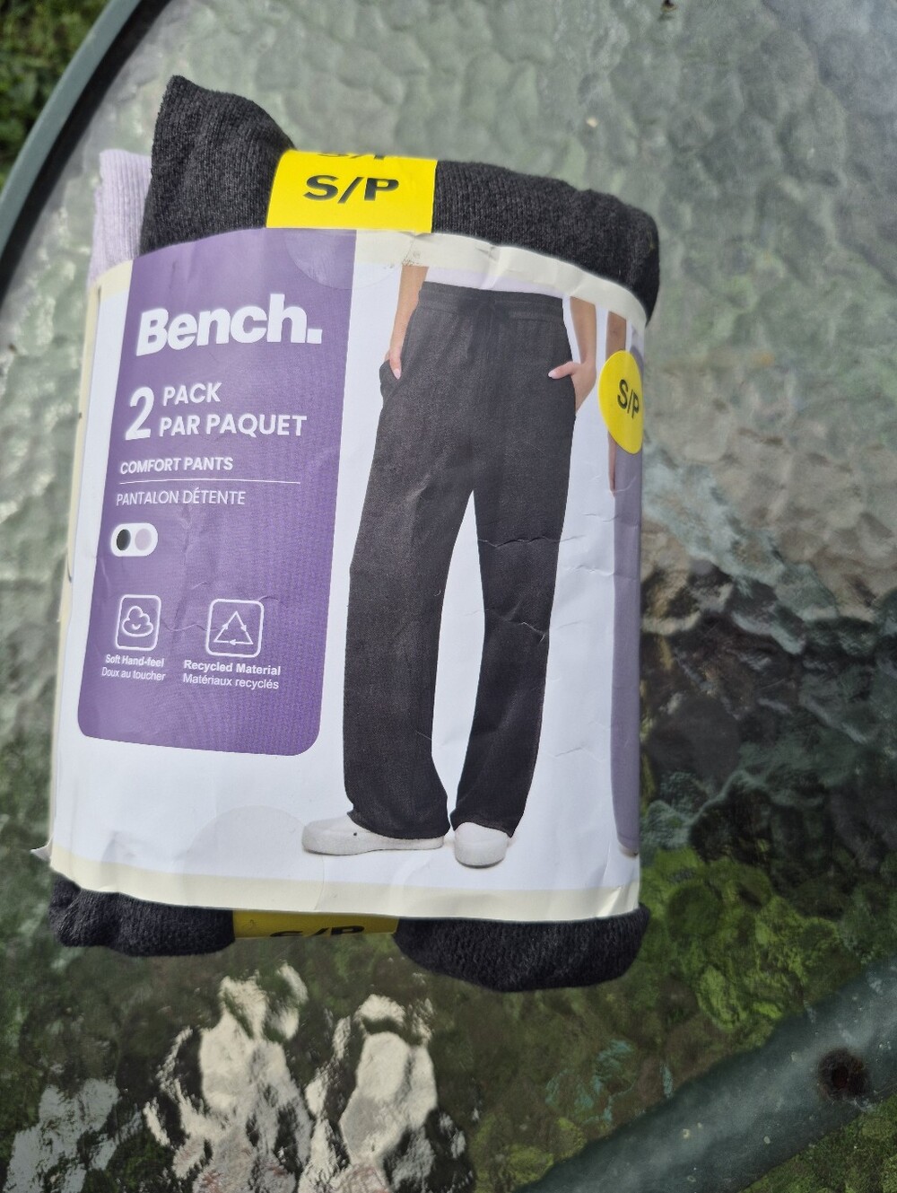Bench Women's Black & Lavender Track Pants 2-Pack